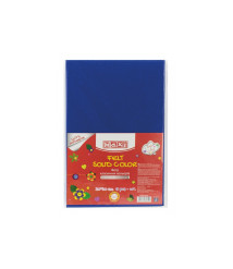Fetru autoadeziv, 20x30cm, 180g/m2, albastru, 5 foi, MAXI